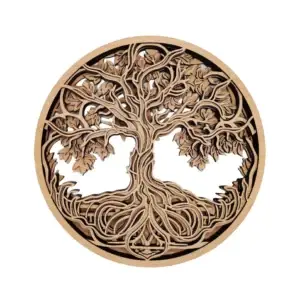 ARbre de vie sur bois - Atelier Aby - Plérin - Côtes d'Armor